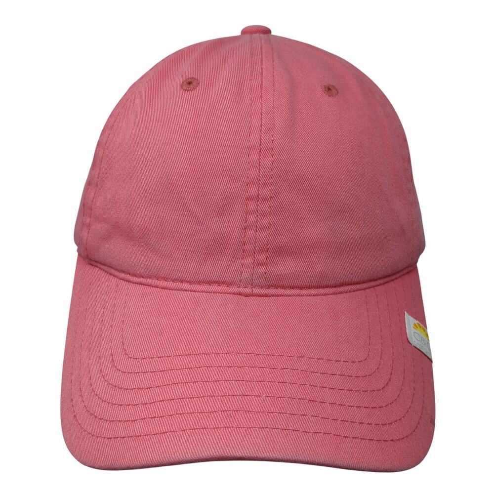 C&C California Strapback Baseball Cap Pink One Size Adjustable Vented Holes